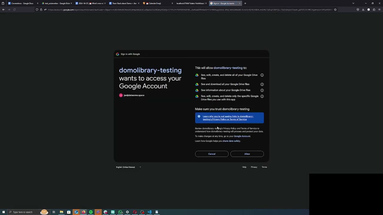 DomoLibrary_Extensions - Google Drive APIs Class - using Inheritance
