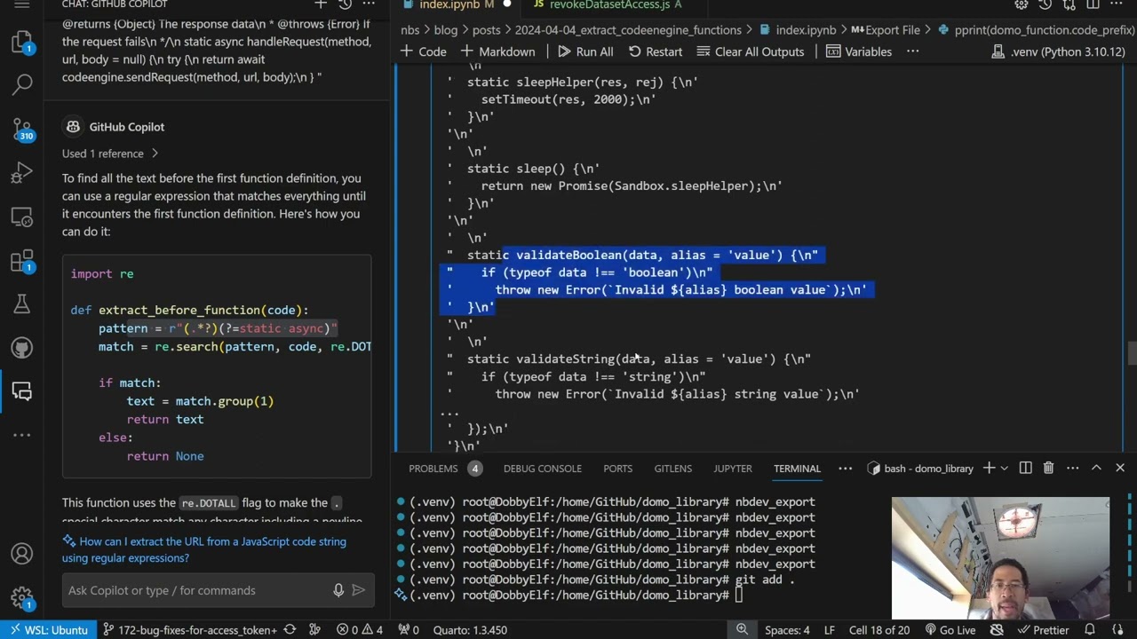 Domo - Extract CodeEngine Functions to upload to GitHub part 2