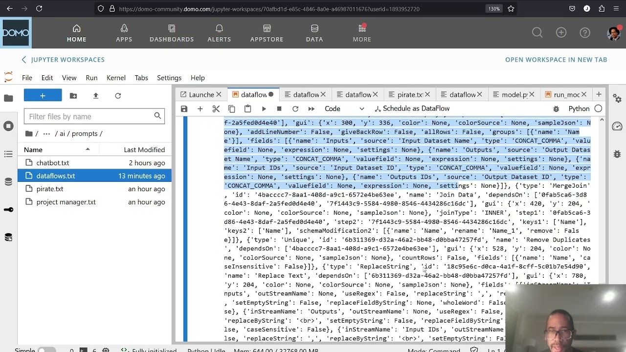 Automagically Describe a Domo Magic ETL Dataflow using Domo AI (Part 3)