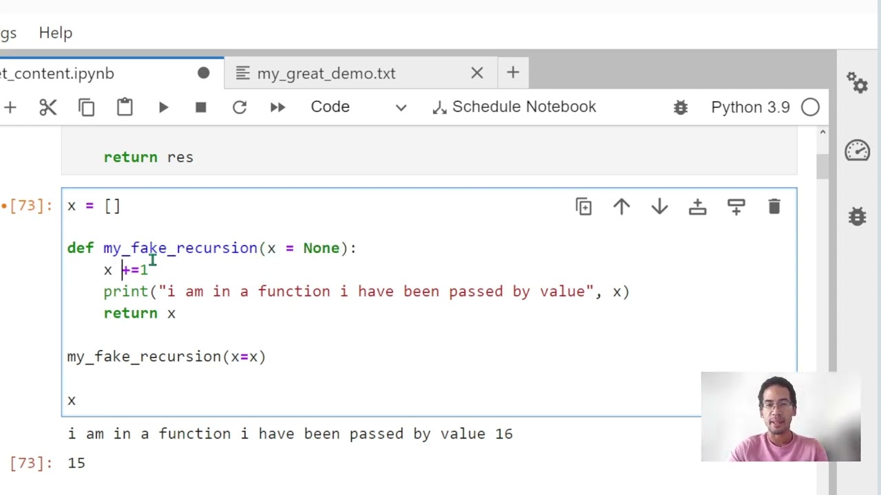 Query Domo Jupyter using Python 3 of 4 || recursive functions