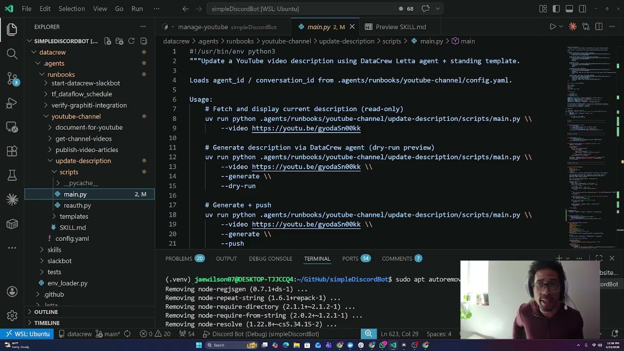 Automating YouTube Metadata with Claude Code Skills and Runbooks